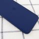 Чехол Silicone Case Square Full Camera Protective (AA) для Apple iPhone 11 Pro Max (6.5") Темно-синий / Midnight blue