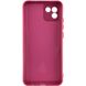 Чохол Silicone Cover Lakshmi Full Camera (A) для Samsung Galaxy A03, Бордовый / Marsala