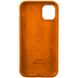 Чехол ALCANTARA Case Full для Apple iPhone 12 Pro / 12 (6.1") Оранжевый