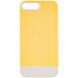 Чехол TPU+PC Bichromatic для Apple iPhone 7 plus / 8 plus (5.5") Creamy-yellow / White