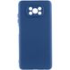 Чехол Silicone Cover Lakshmi Full Camera (A) для Xiaomi Poco X3 NFC / Poco X3 Pro Синий / Navy Blue