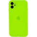Чохол Silicone Case Square Full Camera Protective (AA) для Apple iPhone 11 (6.1 "), Салатовый / Neon Green
