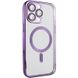 TPU чехол Fibra Chrome with MagSafe для Apple iPhone 15 Pro Max (6.7") Purple