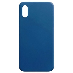 Силіконовий чохол Candy для Apple iPhone XR (6.1 "), Синий