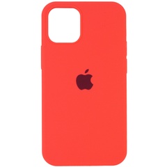 Чехол Silicone Case Full Protective (AA) для Apple iPhone 12 Pro / 12 (6.1") Арбузный / Watermelon red
