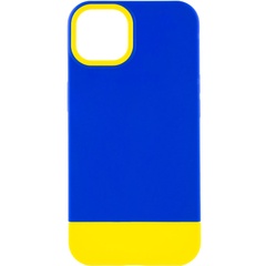 Чехол TPU+PC Bichromatic для Apple iPhone 11 Pro Max (6.5") Navy Blue / Yellow