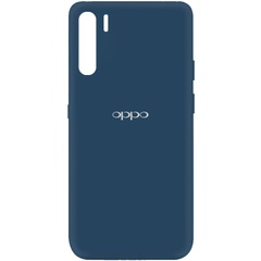 Чехол Silicone Cover My Color Full Protective (A) для Oppo A91 Синий / Navy blue