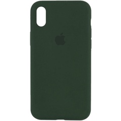 Чохол Silicone Case Full Protective (AA) для Apple iPhone X (5.8 ") / XS (5.8"), Зеленый / Cyprus Green