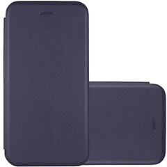 Кожаный чехол (книжка) Classy для Samsung Galaxy A10 (A105F) Темно-синий
