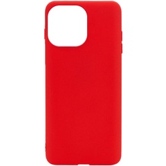 Силиконовый чехол Candy для Apple iPhone 13 Pro (6.1") Красный