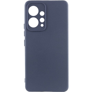 Чехол Silicone Cover Lakshmi Full Camera (A) для Xiaomi Redmi Note 12 4G Синий / Midnight Blue