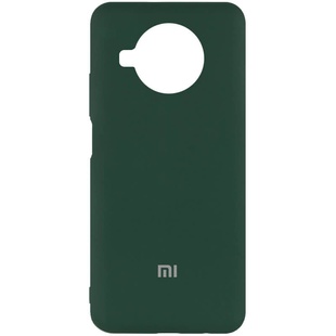 Чехол Silicone Cover My Color Full Protective (A) для Xiaomi Mi 10T Lite / Redmi Note 9 Pro 5G Зеленый / Dark green