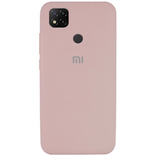 Чехол Silicone Cover Full Protective (AA) для Xiaomi Redmi 9C Розовый / Pink Sand