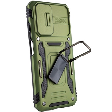 Удароміцний чохол Camshield Army Ring для Xiaomi Redmi Note 11 (Global) / Note 11S / Note 12S, Оливковый / Army Green