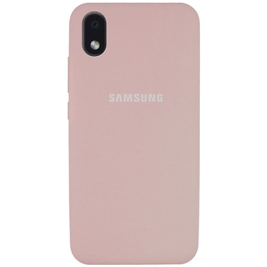 Чехол Silicone Cover Full Protective (AA) для Samsung Galaxy M01 Core / A01 Core Розовый / Pink Sand