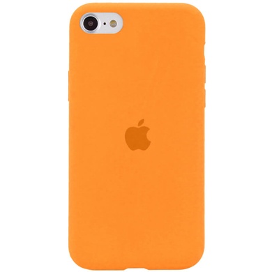 Чохол Silicone Case Full Protective (AA) для Apple iPhone SE (2020), Оранжевый / Papaya
