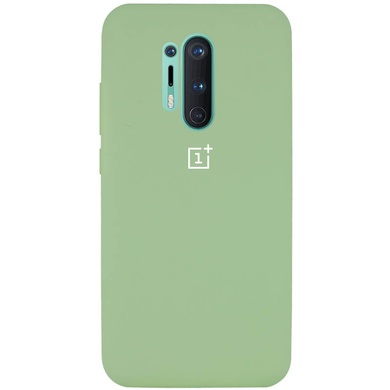 Чехол Silicone Cover Full Protective (AA) для OnePlus 8 Pro Мятный / Mint