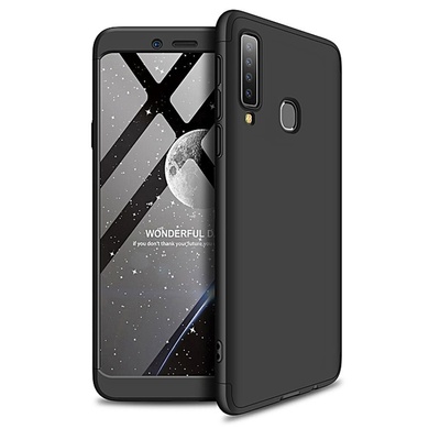 Пластиковая накладка GKK LikGus 360 градусов для Samsung Galaxy A9 (2018), Черный