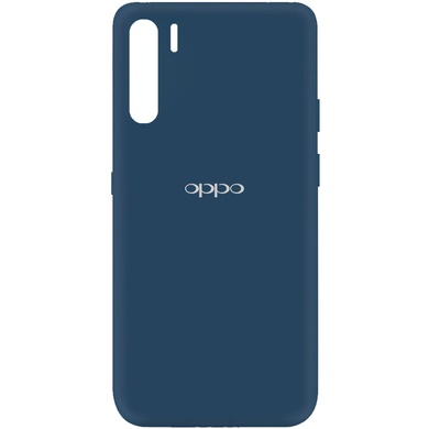 Чохол Silicone Cover My Color Full Protective (A) для Oppo A91, Синій / Navy Blue