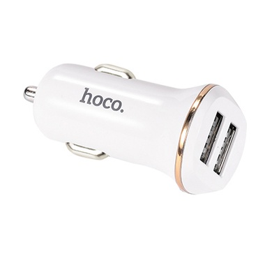 АЗУ Hoco Z1 (2USB 2.1A) (+кабель MicroUSB) Белый