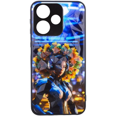 TPU+PC чохол Prisma Ladies для Xiaomi Redmi 13 4G / Poco M6 4G, Cyberpunk