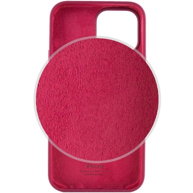 Чехол Silicone Case Full Protective (AA) для Apple iPhone 13 Pro (6.1") Бордовый / Maroon