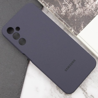 Чохол Silicone Cover Lakshmi Full Camera (AAA) with Logo для Samsung Galaxy A15 4G/5G, Сірий / Dark Gray