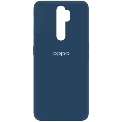Чохол Silicone Cover My Color Full Protective (A) для Oppo A5 (2020) / Oppo A9 (2020), Синій / Navy Blue