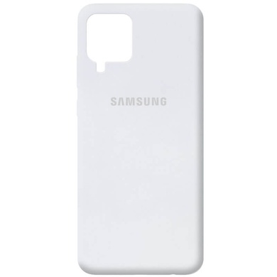 Чехол Silicone Cover Full Protective (AA) для Samsung Galaxy A42 5G Белый / White