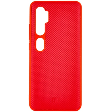 TPU чехол Fiber Logo для Xiaomi Mi Note 10 / Note 10 Pro / Mi CC9 Pro Красный
