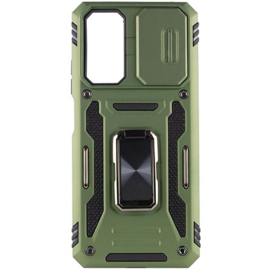 Удароміцний чохол Camshield Army Ring для Xiaomi Redmi Note 11 (Global) / Note 11S / Note 12S, Оливковый / Army Green