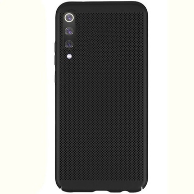 Ультратонкий дышащий чехол Grid case для Samsung Galaxy A70 (A705F), Черный