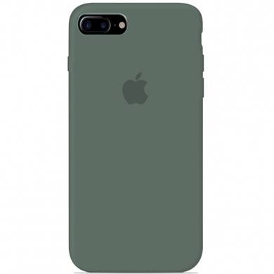 Чехол Silicone Case Full Protective (AA) для Apple iPhone 7 plus / 8 plus (5.5") Зеленый / Pine green