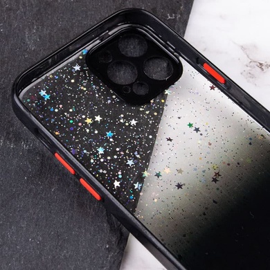 TPU чехол Spangle star с защитой камеры для Apple iPhone 12 Pro Max (6.7") Черный
