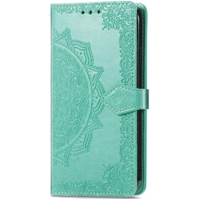 Шкіряний чохол (книжка) Art Case з візитницею для Xiaomi Redmi Note 13 Pro 4G / Poco M6 Pro 4G, Бірюзовий