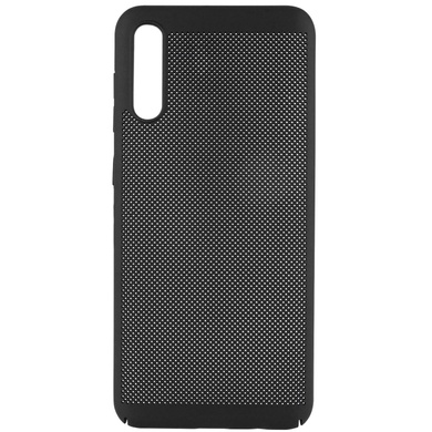 Ультратонкий дихаючий чохол Grid case для Samsung Galaxy A70 (A705F), Чорний