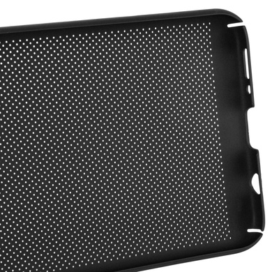 Ультратонкий дышащий чехол Grid case для Samsung Galaxy A70 (A705F), Черный