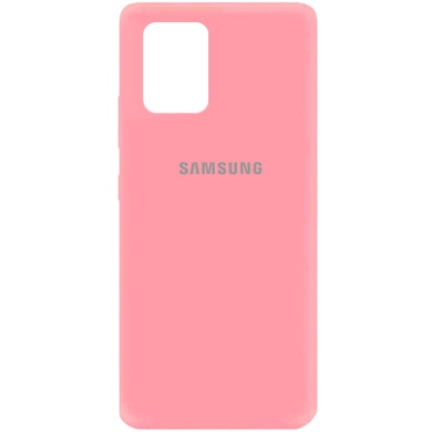 Чехол Silicone Cover My Color Full Protective (A) для Samsung Galaxy S10 Lite Розовый / Pink