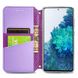 Кожаный чехол книжка GETMAN Mandala (PU) для Huawei P Smart (2021) / Y7a Фиолетовый