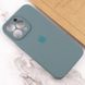 Чохол Silicone Case Full Camera Protective (AA) для Apple iPhone 13 Pro Max (6.7 "), Зелений / Pine green