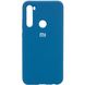 Чехол Silicone Cover Full Protective (AA) для Xiaomi Redmi Note 8T Синий / Cobalt