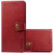 Кожаный чехол книжка GETMAN Gallant (PU) для Xiaomi Mi Note 10 Lite Красный