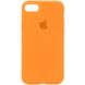 Чехол Silicone Case Full Protective (AA) для Apple iPhone SE (2020) Оранжевый / Papaya