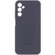 Чохол Silicone Cover Lakshmi Full Camera (AAA) with Logo для Samsung Galaxy A15 4G/5G, Сірий / Dark Gray