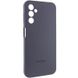 Чохол Silicone Cover Lakshmi Full Camera (AAA) with Logo для Samsung Galaxy A15 4G/5G, Сірий / Dark Gray