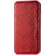 Кожаный чехол книжка GETMAN Cubic (PU) для Samsung Galaxy A31 Красный