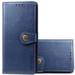 Кожаный чехол книжка GETMAN Gallant (PU) для Xiaomi Poco M4 Pro 5G Синий