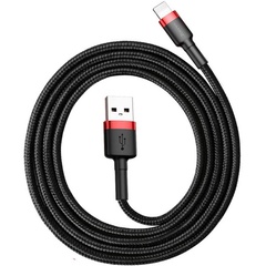 Дата кабель Baseus Cafule Lightning Cable 2.4A (0.5m) (CALKLF-A) Красный / Черный