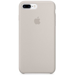 Чехол Silicone case (AAA) для Apple iPhone 7 plus / 8 plus (5.5"), Серый / Stone