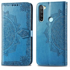 Кожаный чехол (книжка) Art Case с визитницей для Xiaomi Redmi Note 8T Синий